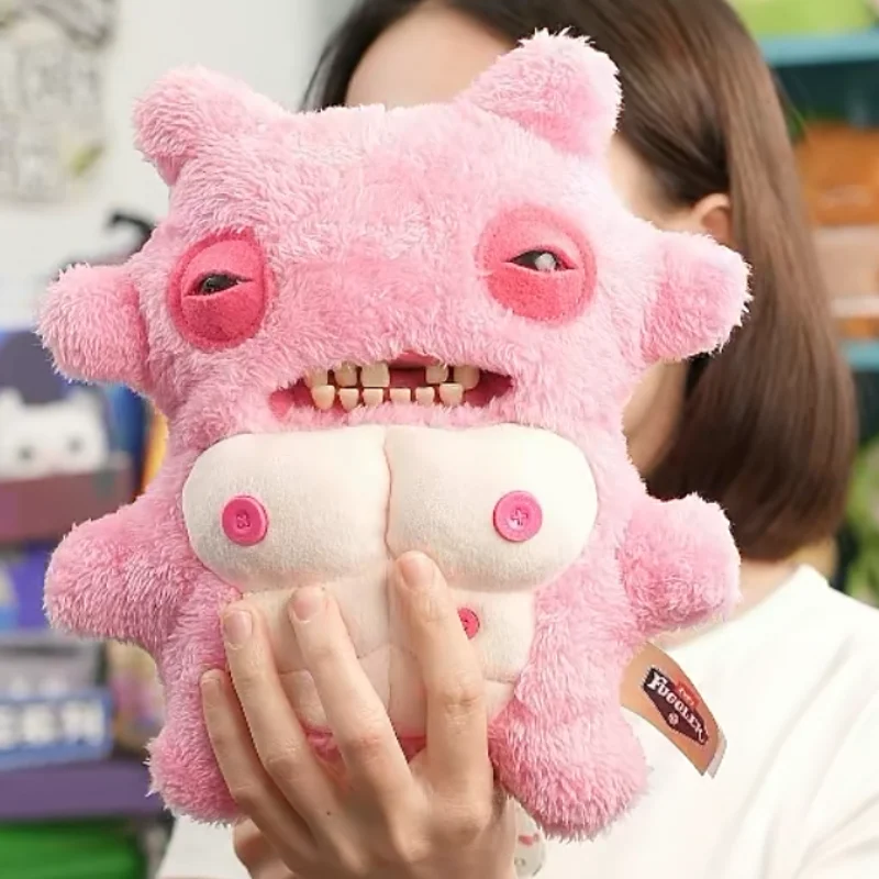 本物のファグラーバディーズシリーズぬいぐるみ、長い耳のバニー断熱人形、かわいくて面白い歯のモンスターおもちゃ、誕生日プレゼント