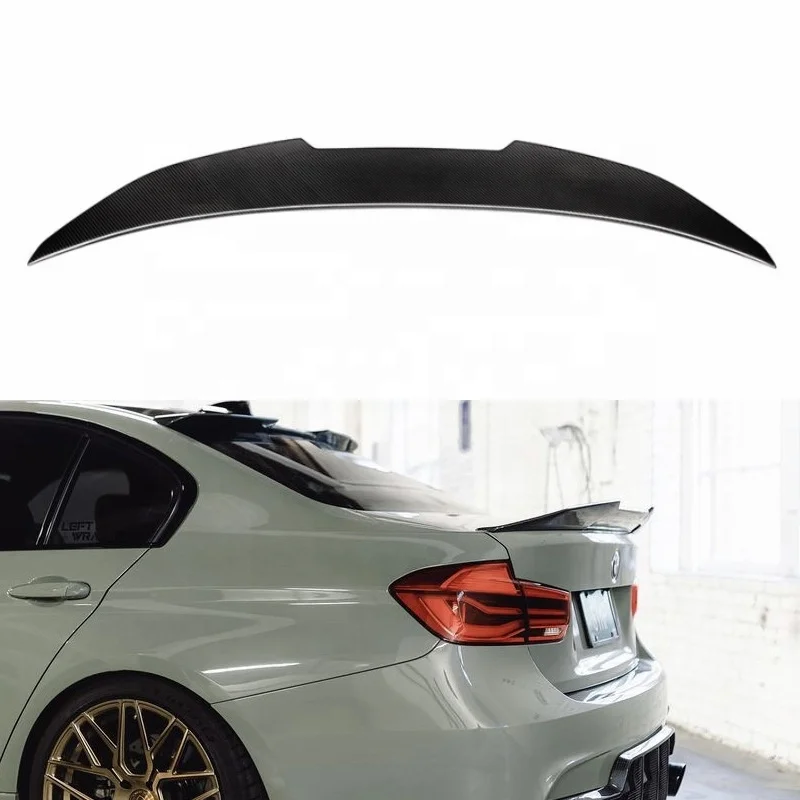 

For 3 Series F30 F31 F35 2012-2019 Real Carbon Fiber MP M4 PSM Style Roof Car Spoilercustom