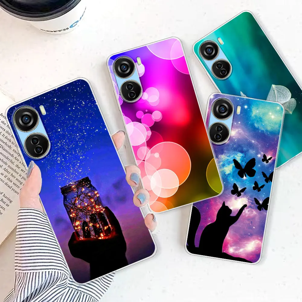 For ZTE Axon 40 Lite Case Back Cover For ZTE Axon 50 Lite Clear Soft Silicone Protect Phone Case Funda or ZTE Nubia Neo 5G Coque