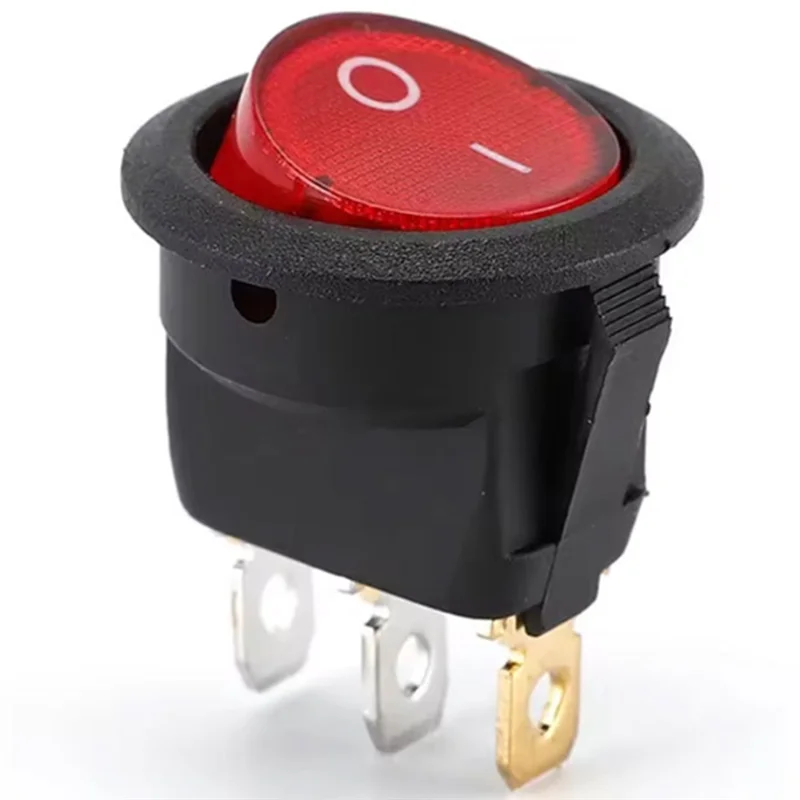 

ABUF-KCD1-105 Выключатель питания для 10 шт. 3 фута 2 киоска с подсветкой Кулисный переключатель Корабельный тип Круглая волна для различных применений