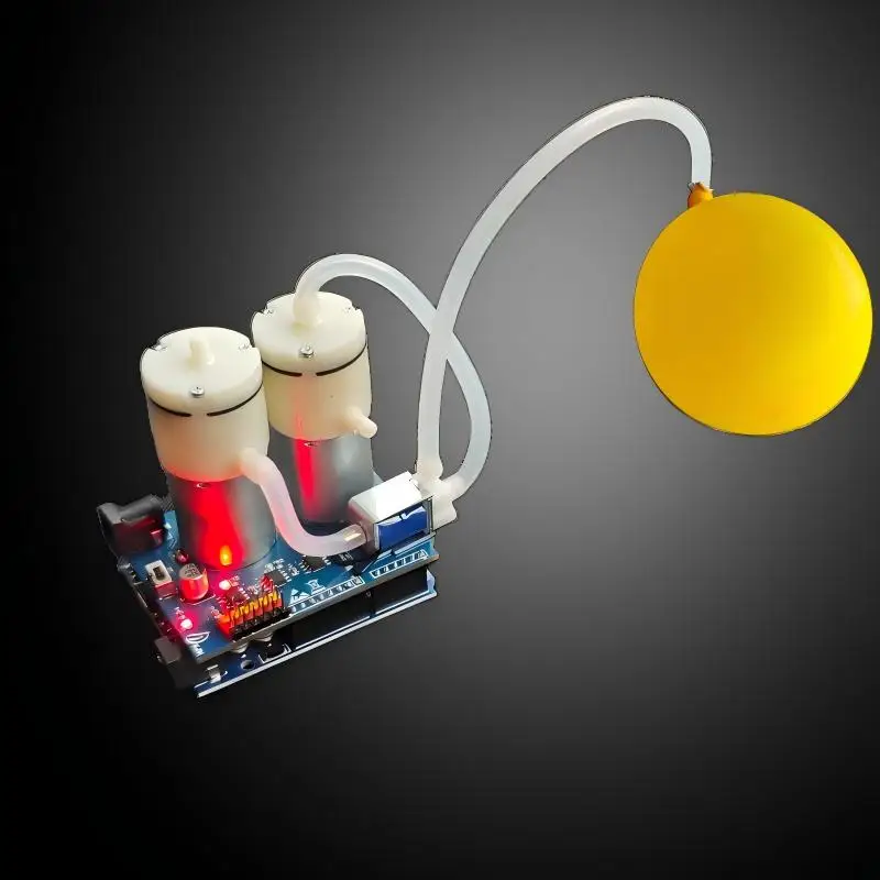 For Arduino PWM Control Vacuum Pump Suction Cup Filling And Suction Mechanical Robot Arm Claw Inflation Simulating Breathing Ki