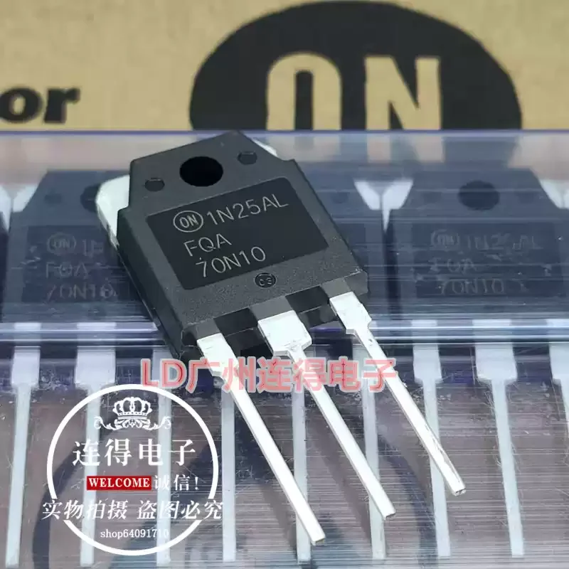 3-10pcs brand new imported FQA70N10 field-effect MOS transistor TO-247 100V70A direct insertion transistor
