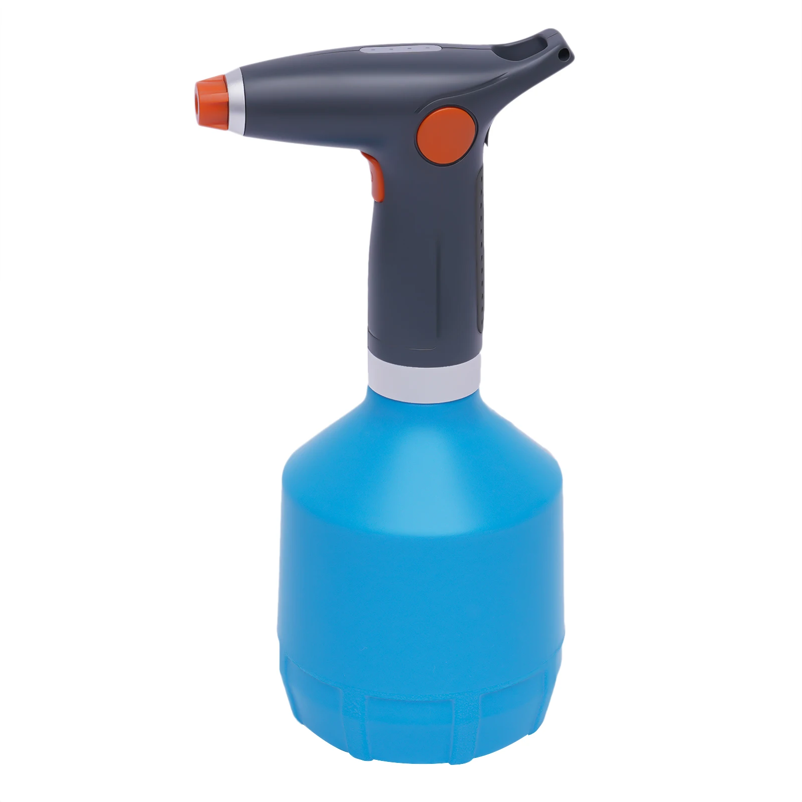 Elektrische Gießkanne, Hochdruck-Gartensprüher zum Bewässern von Pflanzen, Elektrische Sprühflasche Bewässerungswerkzeug ABS-Griff Blau – Detail 1