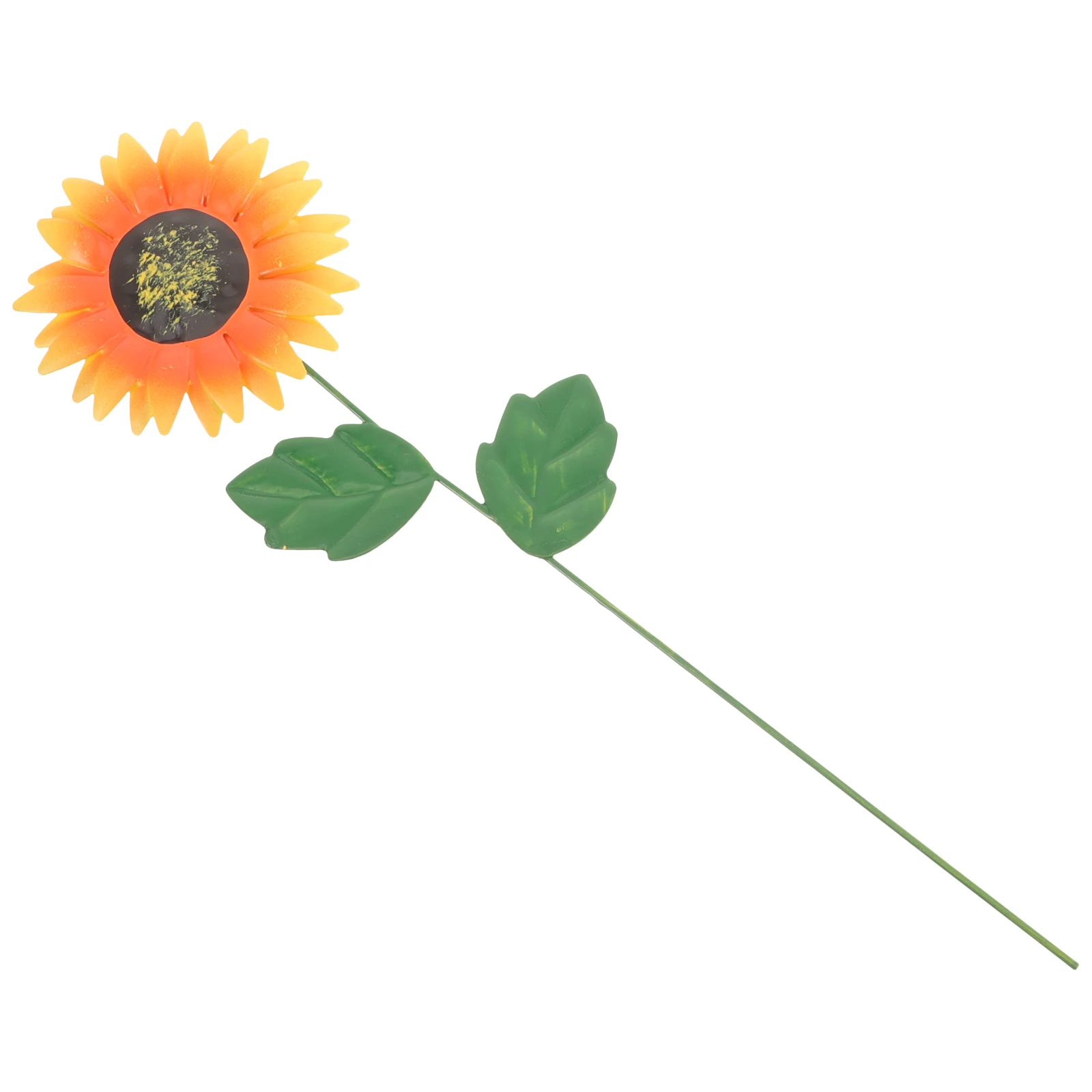 

Iron Flowers Decorative Stakes Yellow ColorFlowers for Garden Yard Outdoor Decorations Metal Sunflower Lawn naments