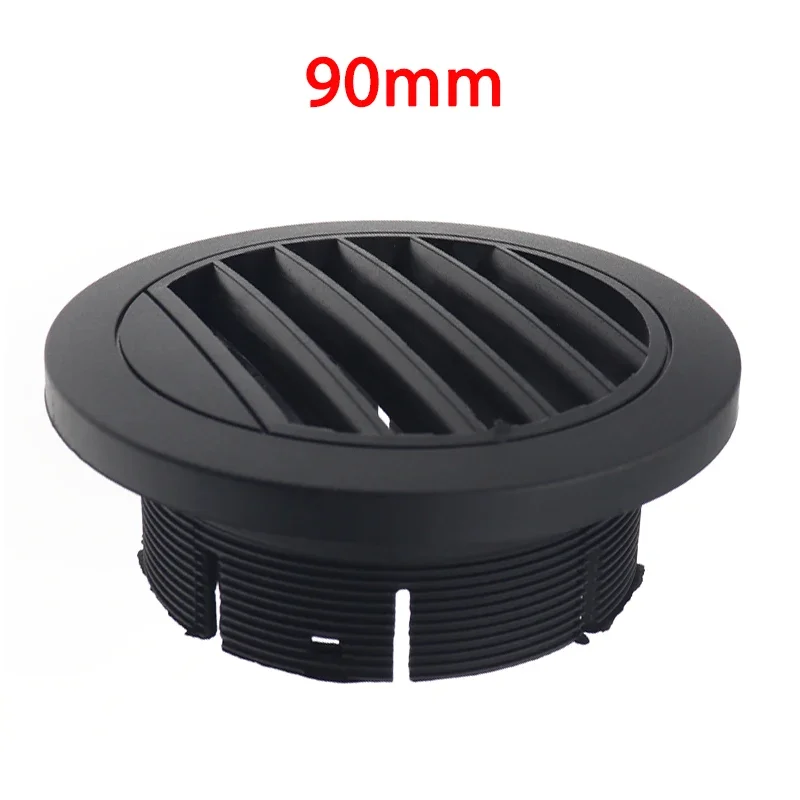 90mm Air Outlet Vent Round Flat Plastic Net Cover Cap of Exhaust Pipe For Car Air Parking Heater For Truck Bus Caravan