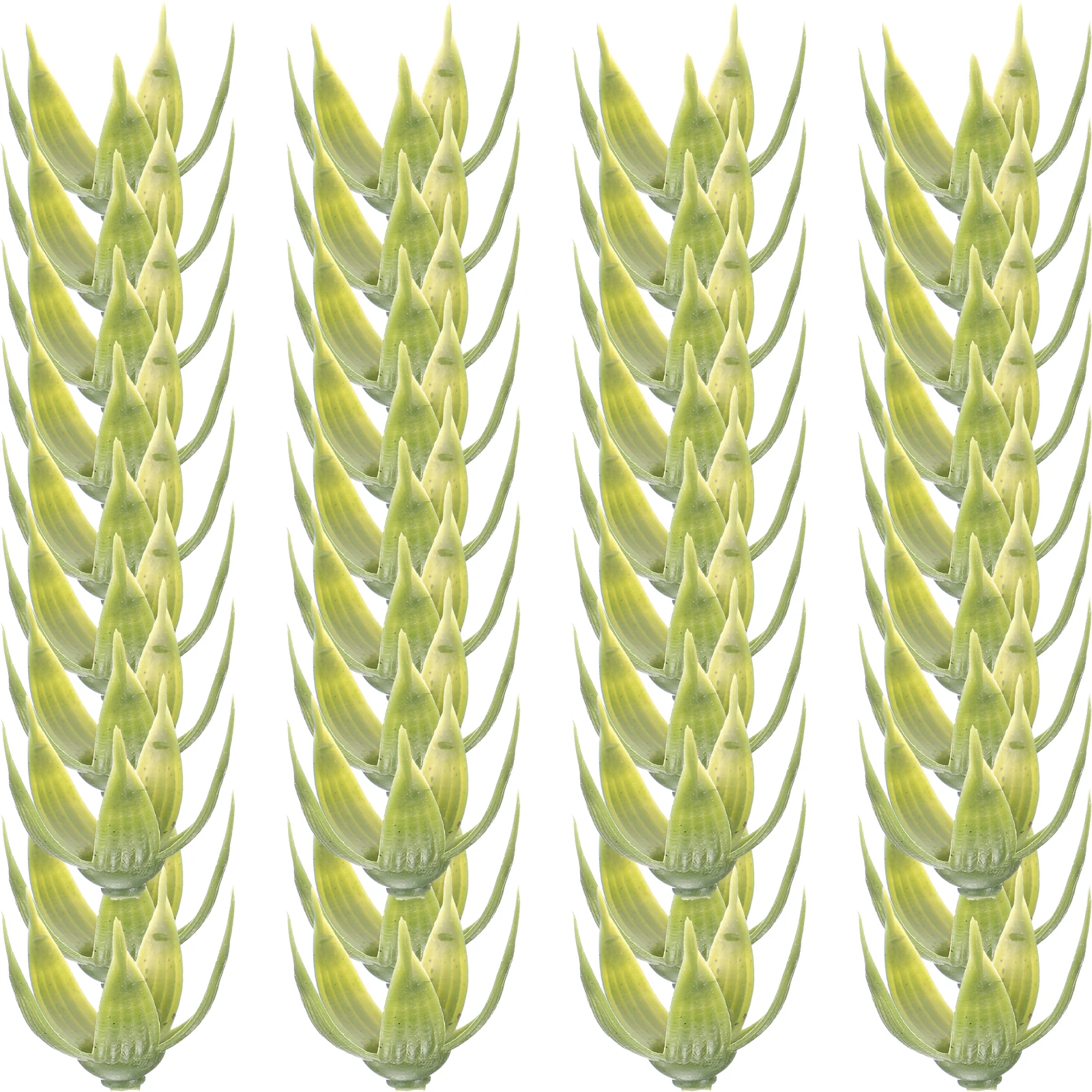 

50pcs Artificial Flower Accessories Plastic Green Calyxes Durable DIY Supplies Sepals Receptacle Fake Soap Rose Simulated Flower