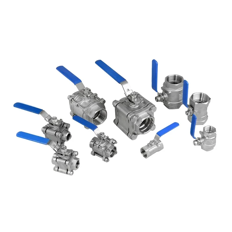 3 pcs dn10 dn25 cf8 threaded ball valve