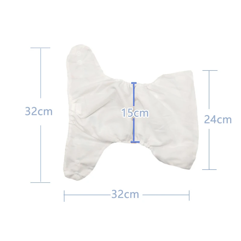 Ecological Diapers for Baby 0-18 Months Fits 6-11KG Newborn Waterproof Cloth Diaper Cover Pocket Adjustable Toddler Nappy Insert