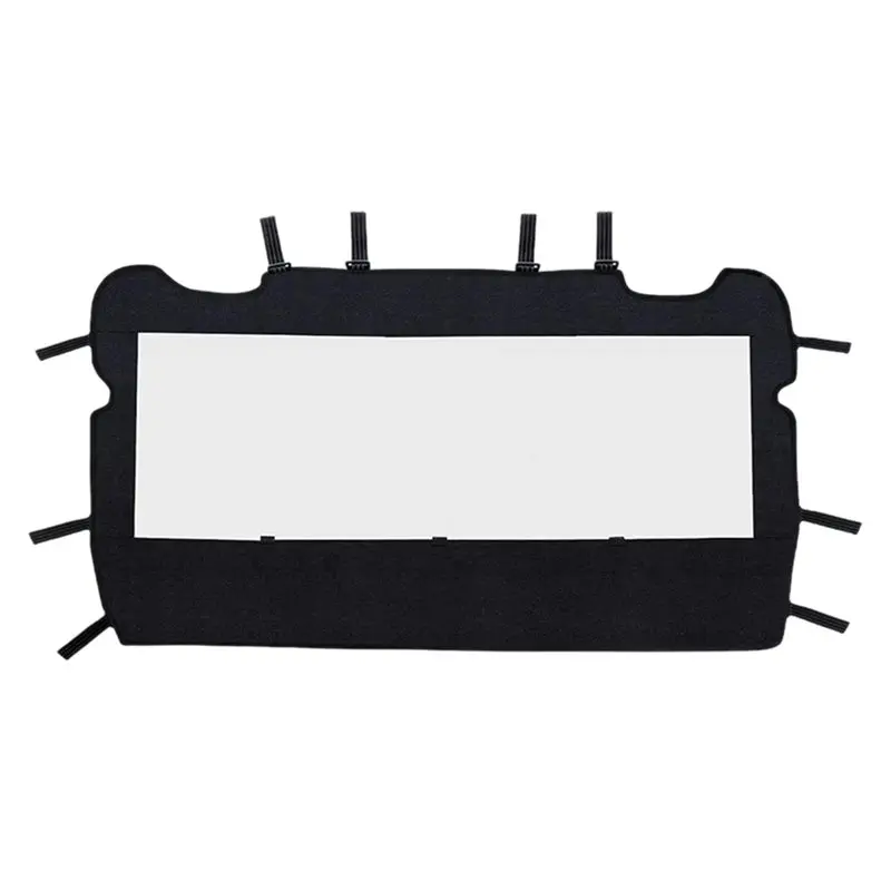 

Пылезащитная панель заднего лобового стекла, водонепроницаемая мягкая задняя конструкция для Polaris RZR 1000 XP 1000 4 XP, защита от мусора от ветра и дождя