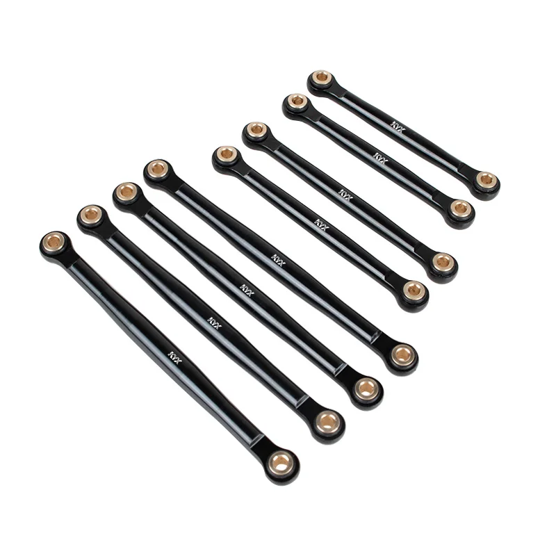 

KYX aluminum alloy front and rear upper and lower links are applicable to 1:18 TRX4M RC remote control car upgrade accessories