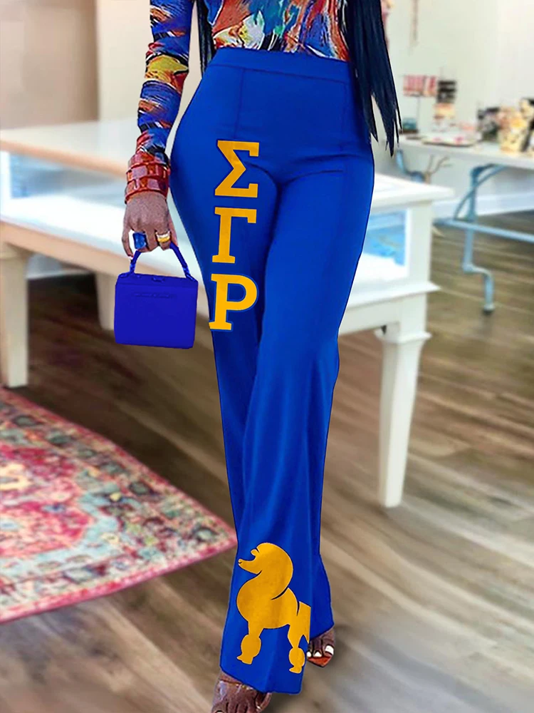 

Sigma Gamma Rho Sorority Print Pants