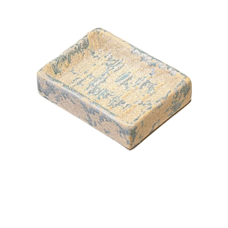 

Легкая роскошная бытовая керамическая мыльница в стиле ретро, отель, туалет, ванная комната, мытье, мыльница