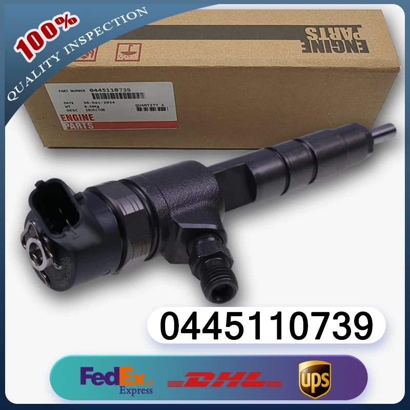 

0445110739 980S5 1696927 9687069280 AV2Q9F593BA Common Rail Diesel Injector For Citoren Ford Peugeot Vauxhall 1.6 HDi Engine