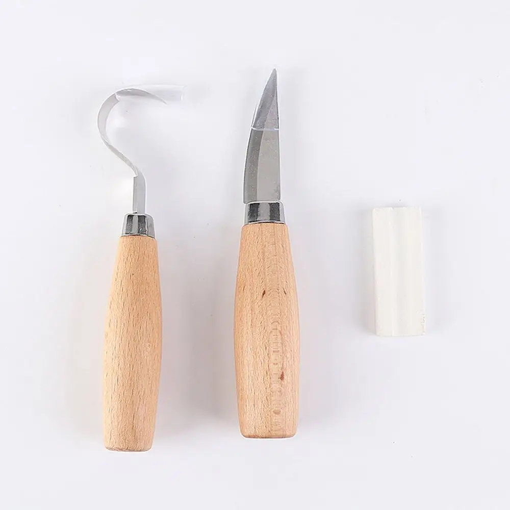 Hand Tool Wood Carving Knife Chisel Kit Woodworking Whittling Cutter Chip