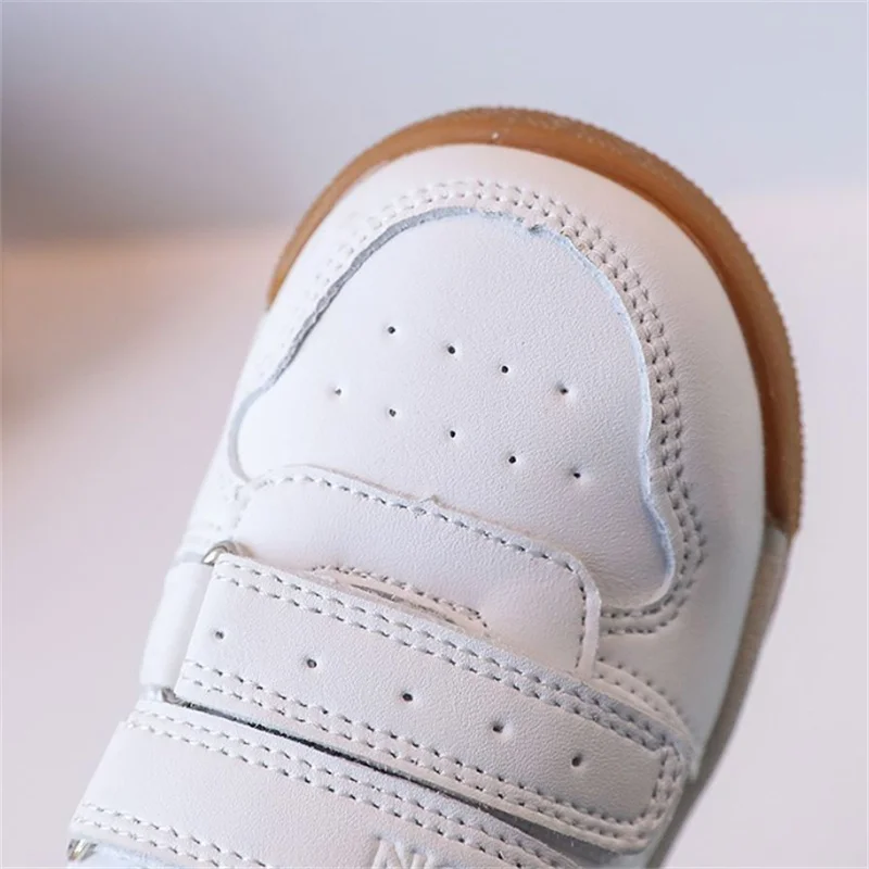 2024 New Baby Shoes Leather Breathable Children Casual Shoes Soft Sole Outdoor Tennis Fashion Toddler Gilrs Boys Sneaker 15-26