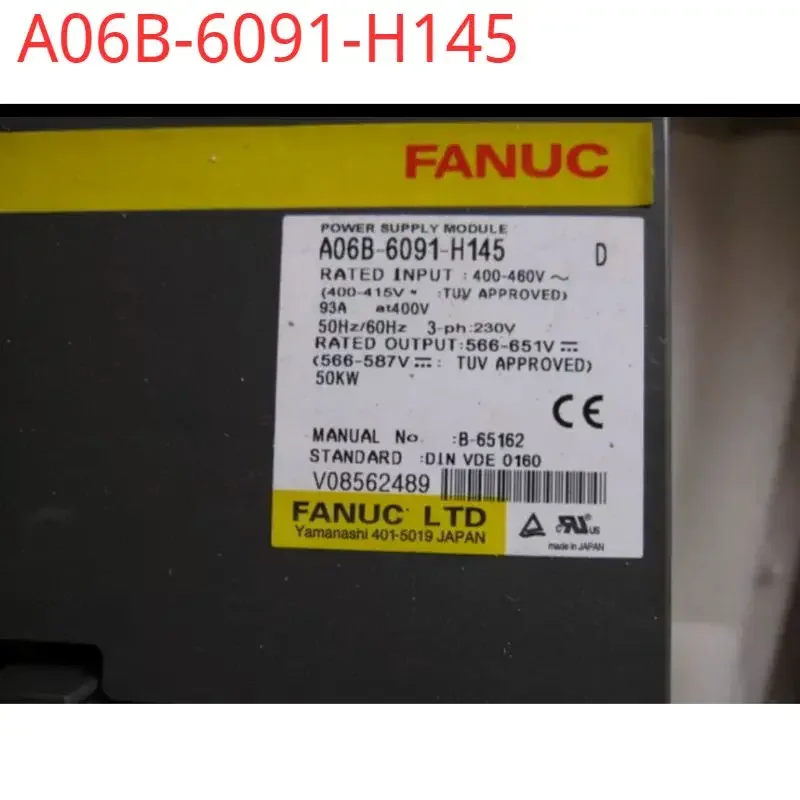 A06B-6091-H145 second-hand tested ok  Servo Drive in good Condition