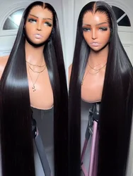 30 40 Inch Straight Lace Front Human Hair Wigs Wear Go Glueless Wig 13x6 HD Lace Frontal Wig Human Hair 6x4 HD Lace Closure Wig