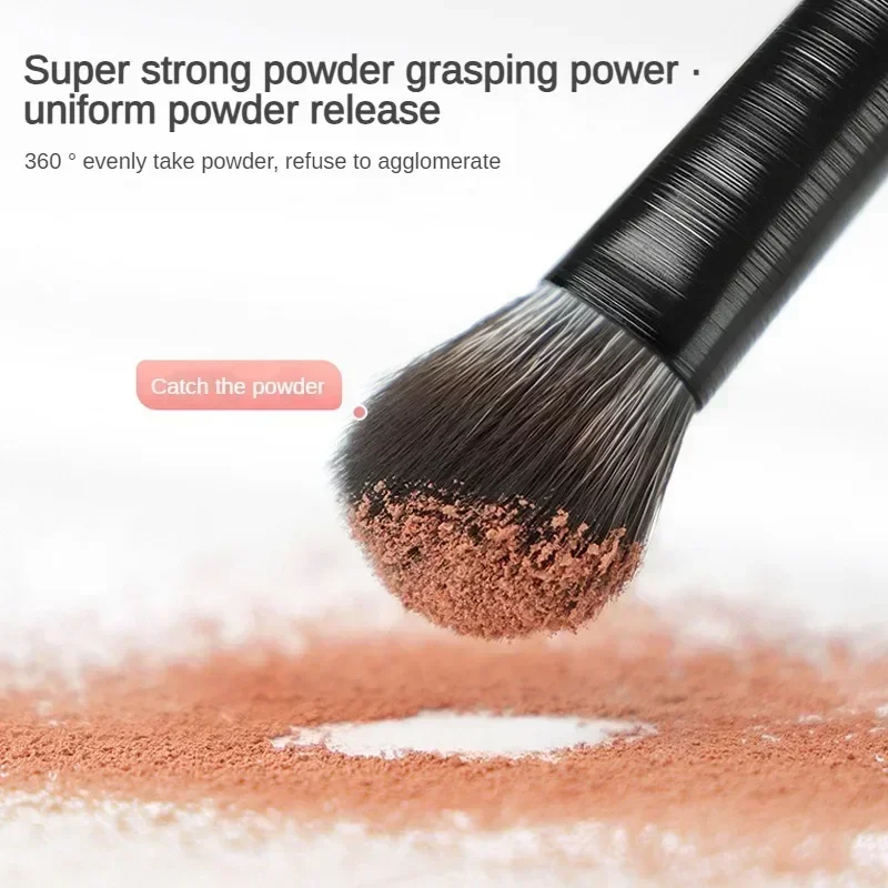 Set di pennelli per trucco professionale in materiale naturale ombretto fondotinta in polvere Blush Contour Shadow strumento di bellezza per trucco misto