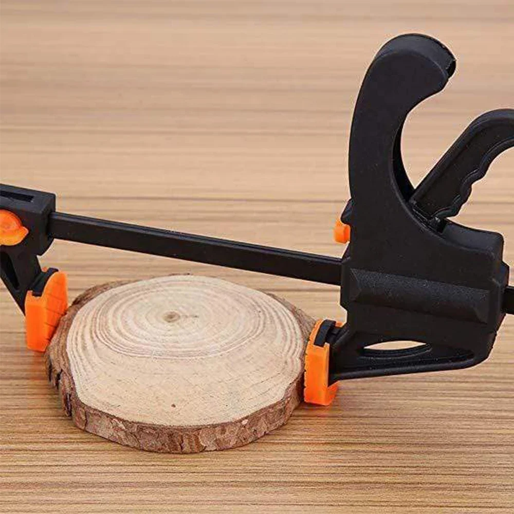 Abrazaderas de carpintería de 4 pulgadas, abrazaderas de fijación de tablero de madera, fuerza de compresión ajustable, abrazadera F, herramientas de carpintería hechas a mano