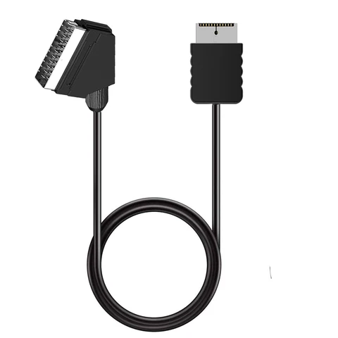 Запасной кабель Real RGB SCART TV AV-кабель для подключения консолей Playstation PS1 PS2 PS3 Slim PAL NTSC скарт отзывы - №5