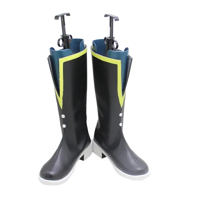 RealCos أنيمي EDENS صفر ريبيكا Bluegarden تأثيري أحذية بولي أحذية أحذية من الجلد هالوين كرنفال الأحذية تأثيري الدعامة مخصص