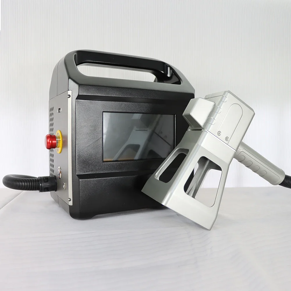 Handheld Portable Small Size 20W Marking Metal Fiber Laser Engraving Machines For Stamp