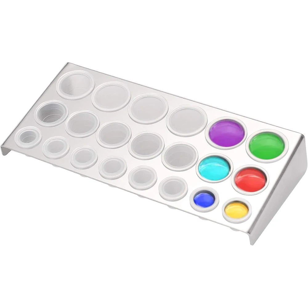 7/8/21 ثقوب الوشم الحبر حامل الكأس حامل الوشم أداة الصباغ الحاويات ماكياج اكسسوارات للجسم الفن الوشم لوازم #2