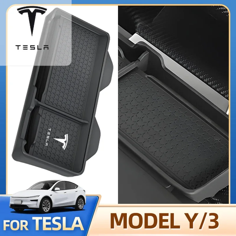 

2025 For Tesla Model 3 Model Y Central Control Dashboard ETC Tray Storage Box Car Modification Accessories Car Stic Car Sticker