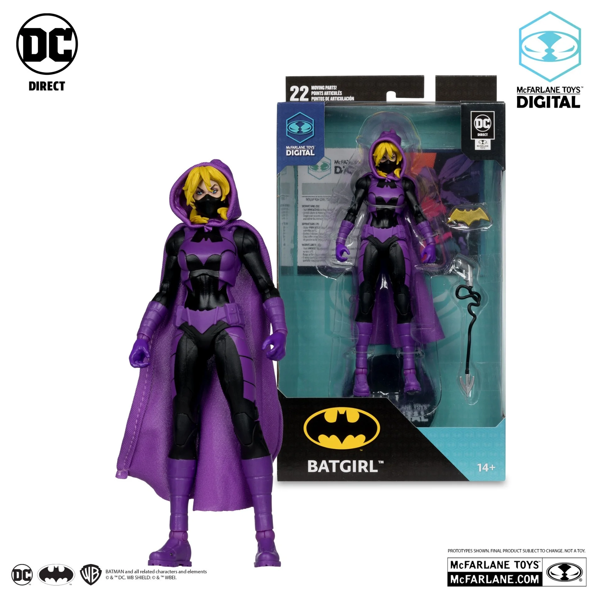 

McFarlane Toys DC Direct Digital Batgirl Stephanie Brown Original 7" Action Figure Model Doll Garage Kit Gift Collect
