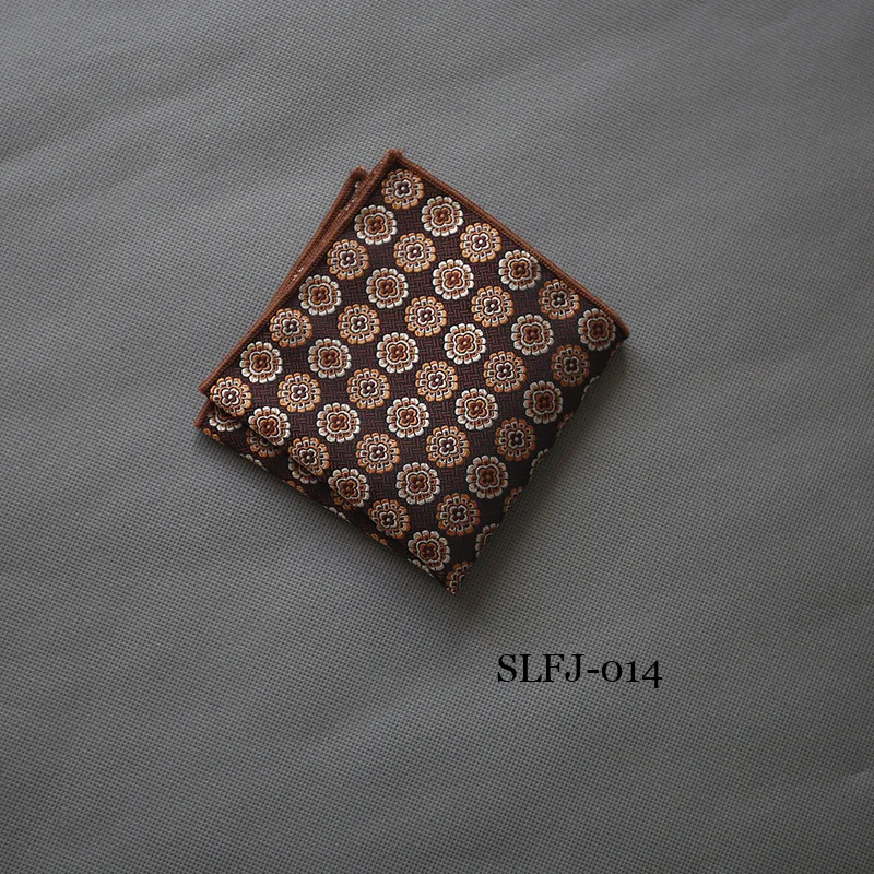 5pcs Men's Suit Dyed British Pocket Towel Korean Version Casual Pattern Business Groom Chest Towel Wearing Handkerchief