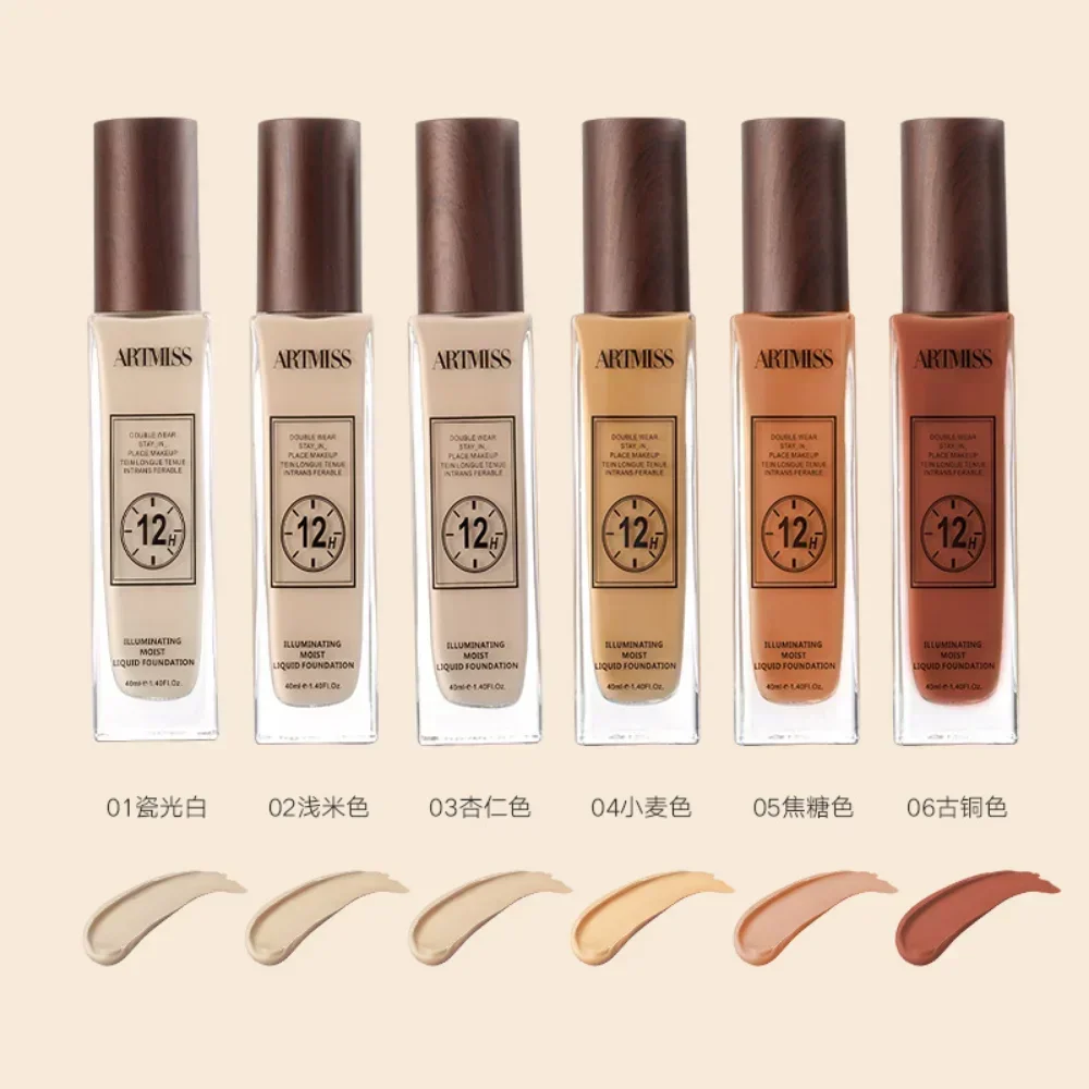 ARTMISS Foundation Concealer Oil-control Long-lasting Waterproof Anti Makeup-peeling Moisturizing Nourishing Makeup Cosmeitcs