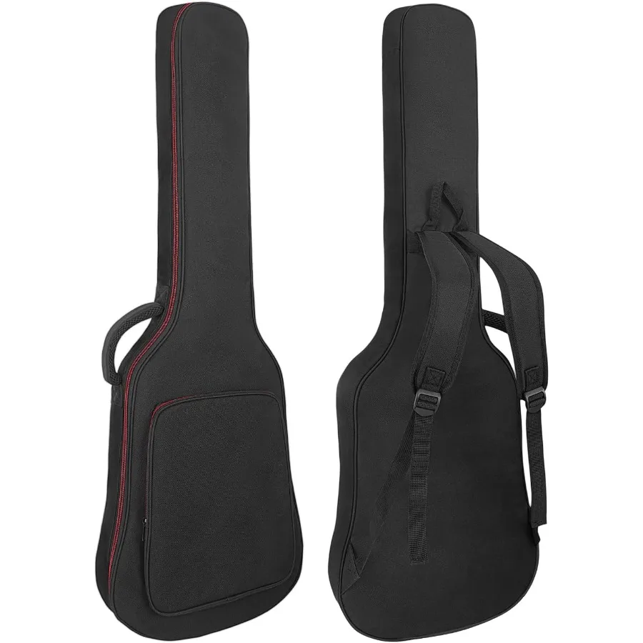 

MUZNOTE Electric Guitar Case Electric Guitar Bag Padded Electric Guitar Gig Bag 0.38 Inch Padding Soft Guitar Case with Neck St