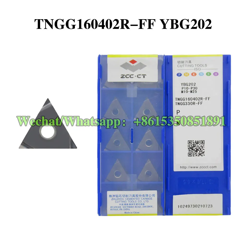 ZCC CT TNGG 160402 R-FF TNGG 160404 R-FF YNT251 YBG202 режущий инструмент с ЧПУ со сменной резьбой и твердосплавной вставкой