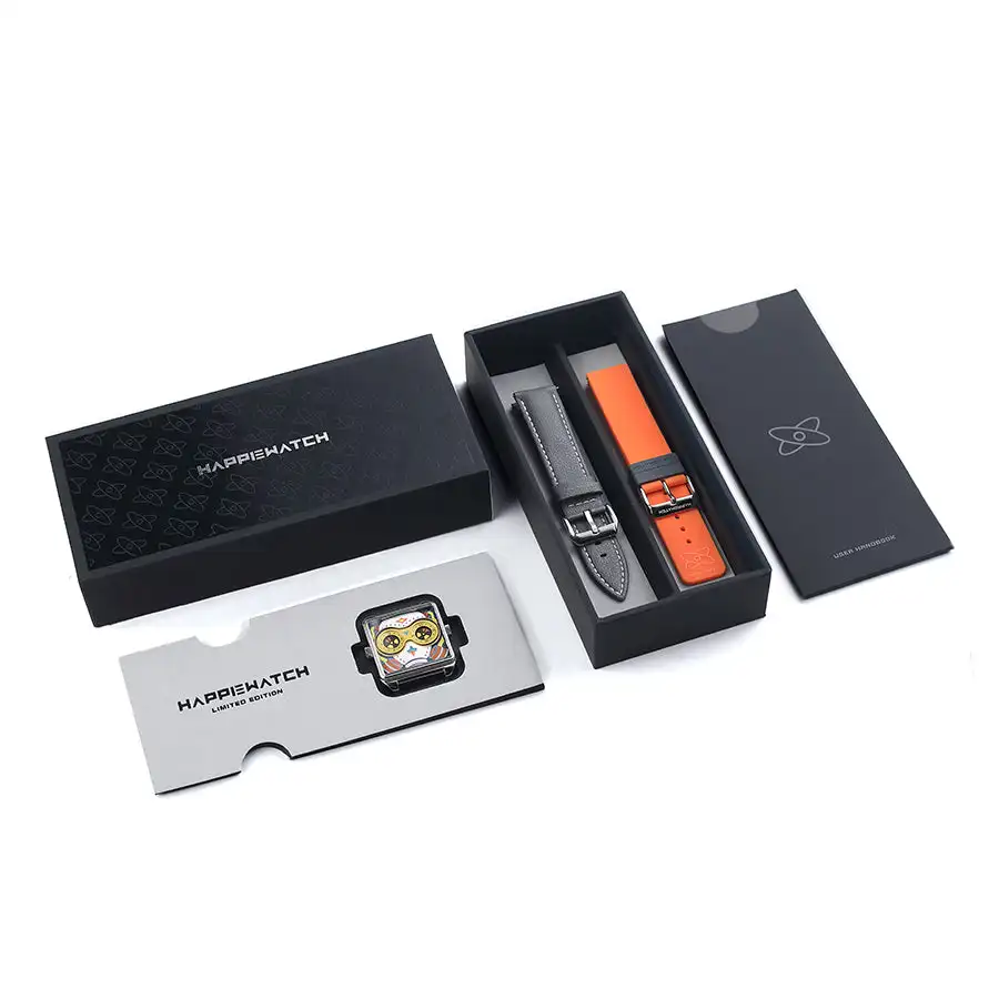 Happie Watch  for Couple Luxury Women/Men Wristwatch Waterproof Golden Clock Quartz Stainless Steel Fashion Men Ladies Watch