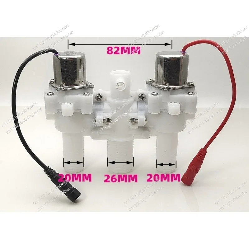 Dual Stable Smart Toilet Pulse Solenoid Flush Valve Water Hammer Resistant Automatic Electronic Valve Toilet Replacement Parts