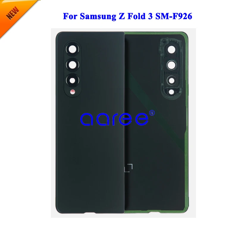 Grade AAA Back Cover with Camera Lens For Samsung Z Fold 3 Back Housing Back Cover Door with Adhesive