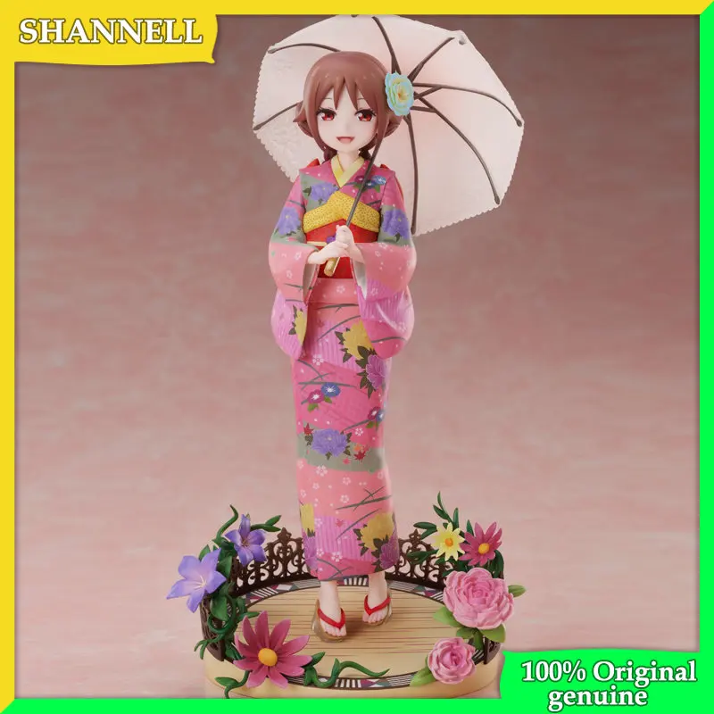 Tachibana Yuzuki Cute Girl Kimono 100% Original genuine 24.5cm PVC Action Figure Anime Figure Model Toys Figure Doll Gift