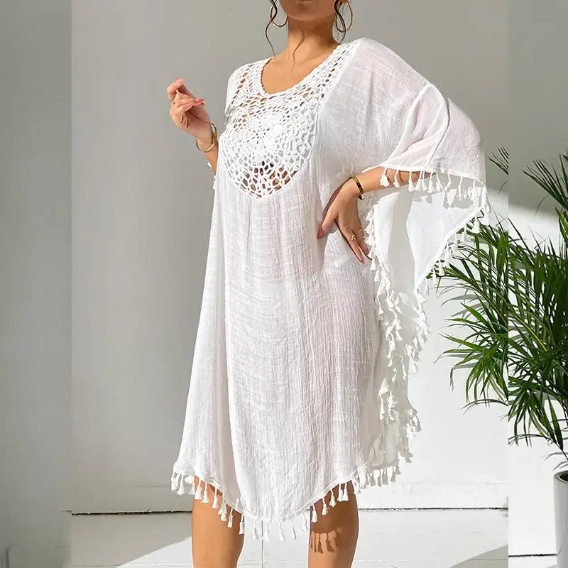 Traje de baño para mujer, traje de baño para cubrir, camisas de vestir de playa informales de verano