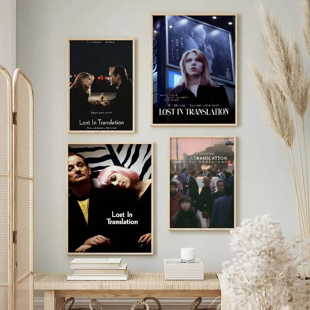 Aesthetic Movie Lost in Translation Premium Self-Adhesive No Residue Wall Sticker for Home Office Bar Decor