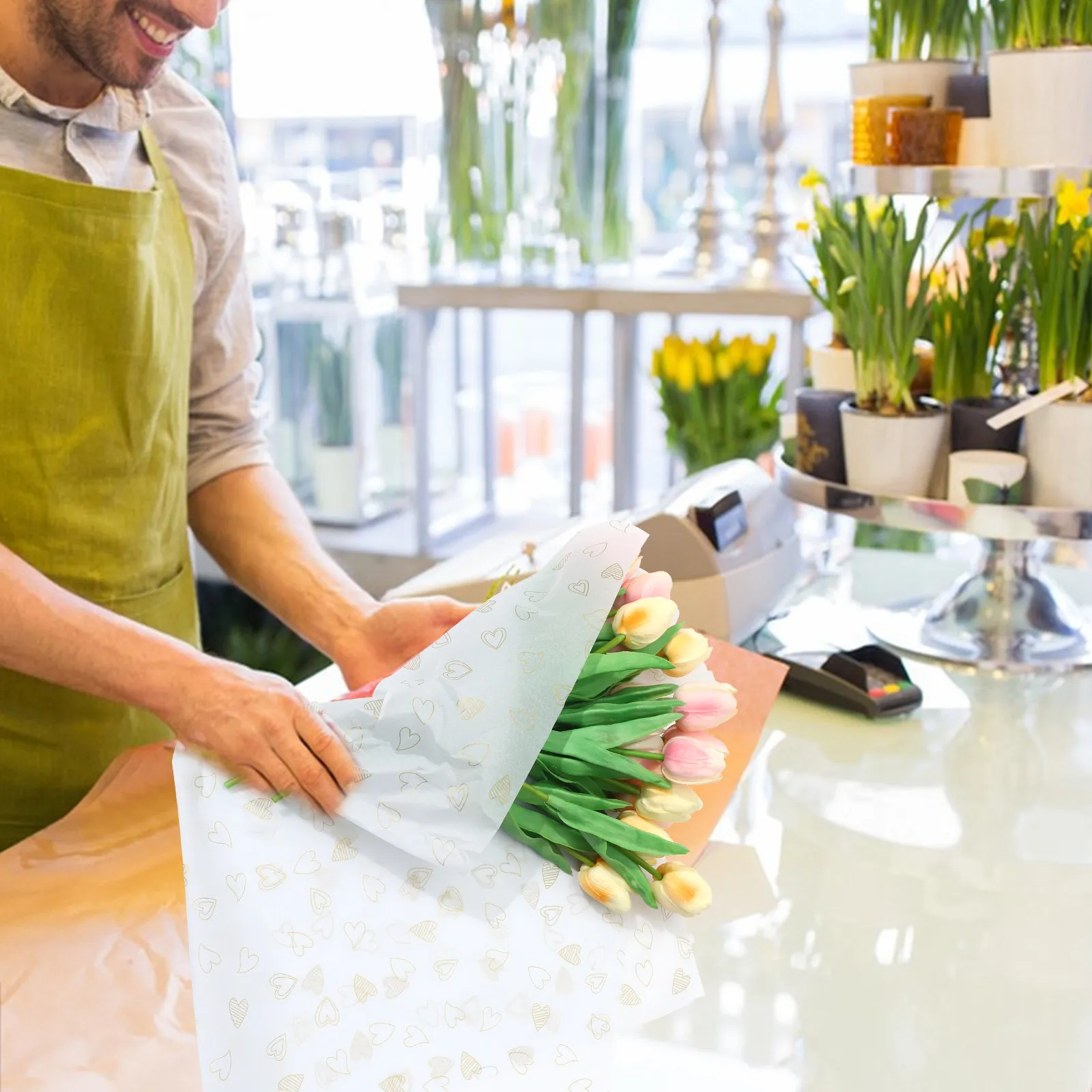 28 Sheets Heart Pat…