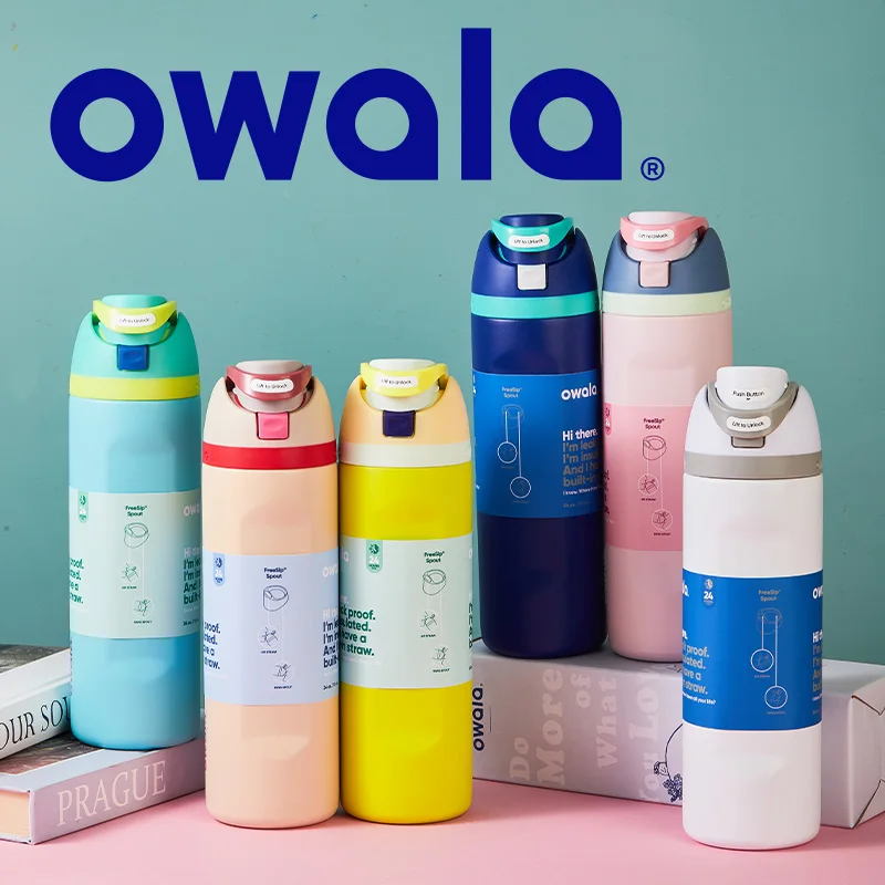 Owala Cup Boneyard Vacuum Flasks & Thermoses Water Bottle Drinkware Thermo Tumbler Stainless Steel Thermal Mug Original Cold Hot