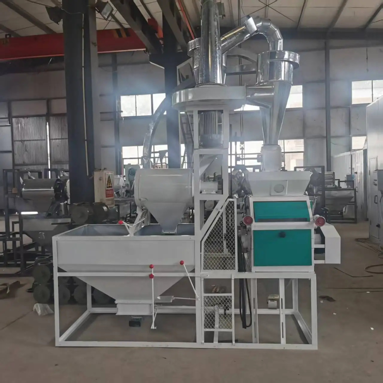 High Efficiency Industrial Grain Milling Machine for Wheat Corn Rice Flour Processing Plant Complete System