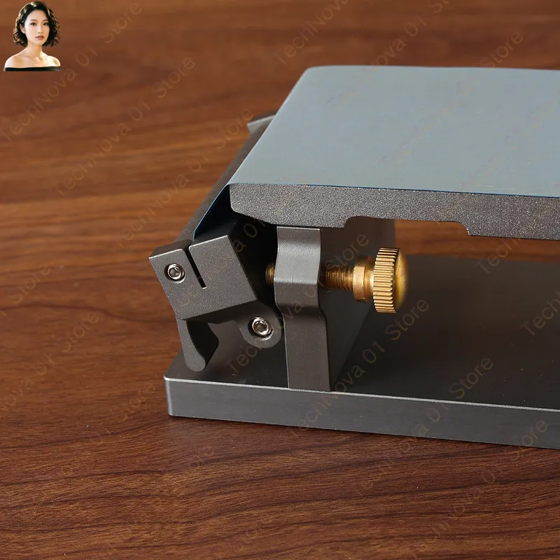 230x70mm Aluminum Alloy Sharpening Stone Holder Sandpaper Stand Bracket Base For Knife Edge Honing Woodworking Tools