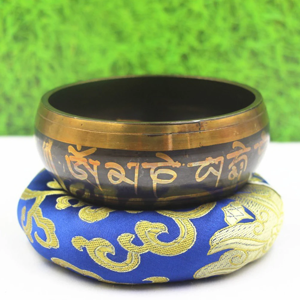 

Meditation Bowl Gasket Sound Cushion Singing Pad Buddhism Product High Grade Cotton Silk Material Decorative Accessory