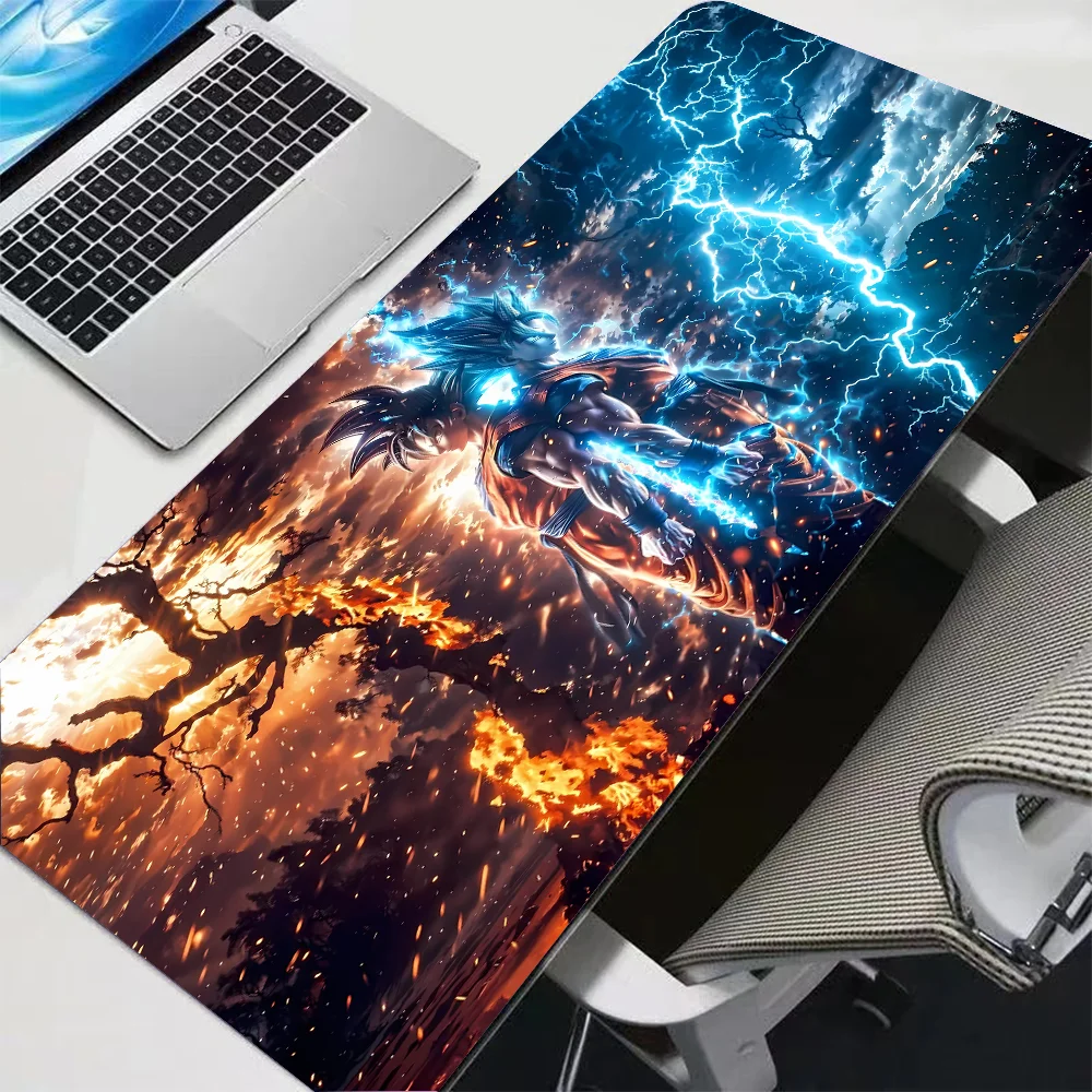 Mauspad Gamer DBZ Dragon Ball Z PC Computer Groß 900x400 XXL Schreibtischunterlage Tastatur Anime Gaming Zubehör Mauspad Teppich