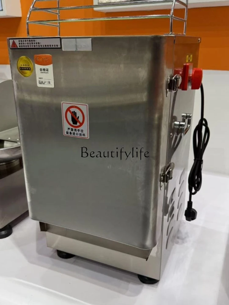 yj21 Electric melon and fruit shredding and slicing machine, commercial small potato and vegetable cutting machine