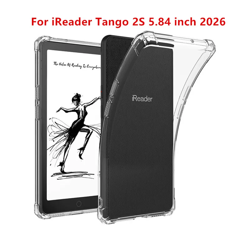 Transparent TPU Case For iReader Tango 2S 5.84 inch 2026 Airbag Soft Silicone Cover Funda Tablet iReader Tango 2S 5.84