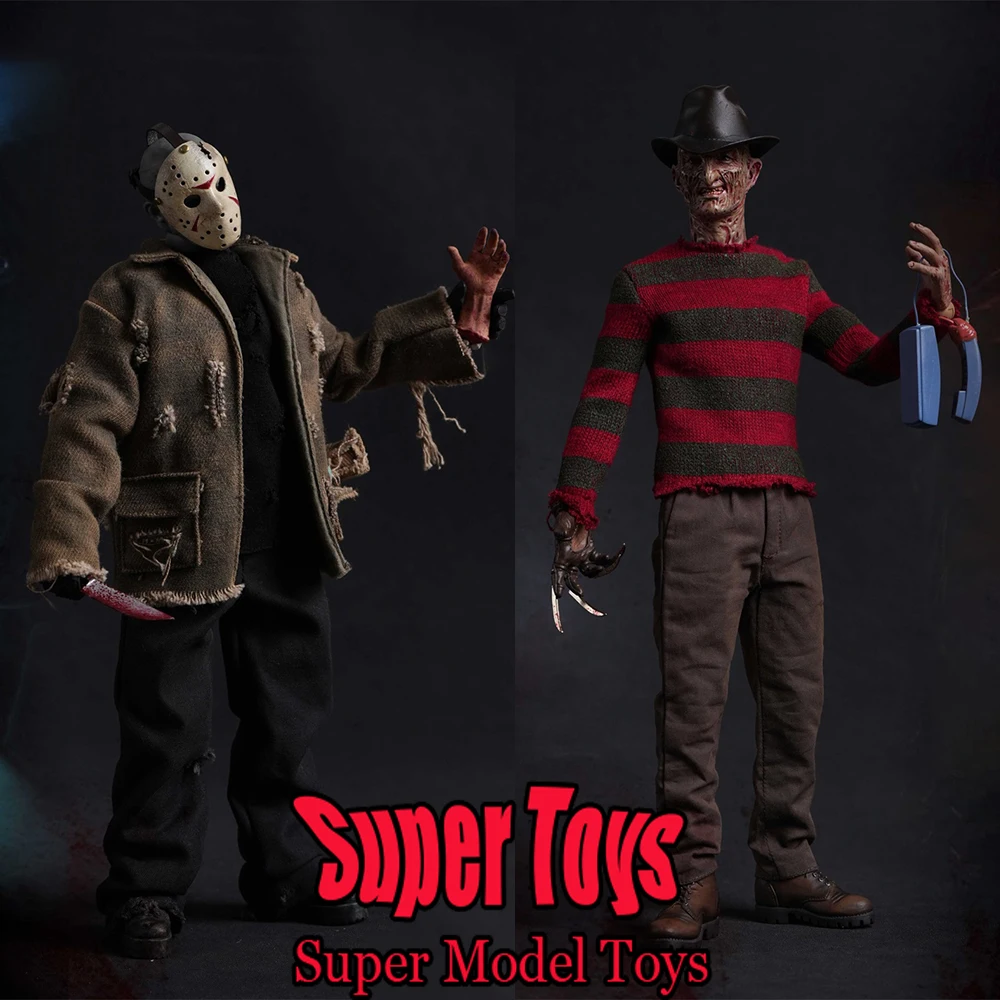 

WHY STUDIO WS018 WS019 1/6 Scale Male Soldier Jason Freddy Horror Film Full Set 12-inches Action Figure Model Collection