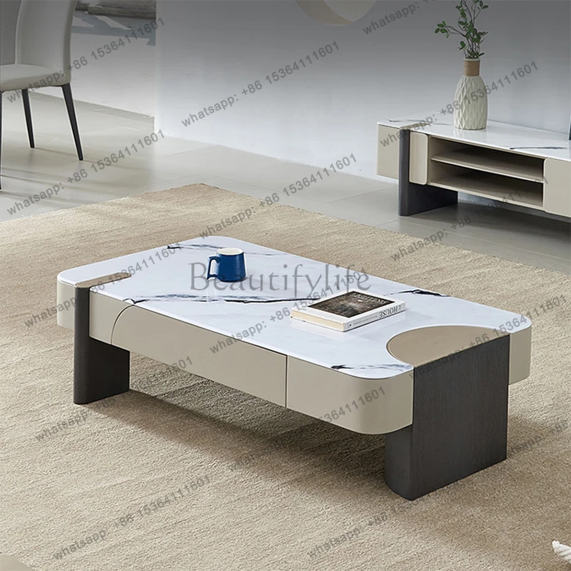 

Italian Minimalist Coffee Tables Nordic Creative Luxury Living Room Coffee Tables Set Designer Home Furniture Muebles FYCT