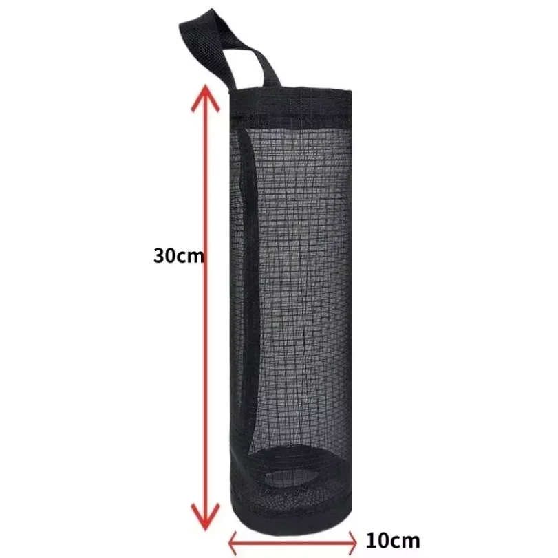Garbage Bag Storage Kitchen Accessories Plastic Bags Dispenser Holder Organizing Hanging Reused Wall Mount Storage Sundries Bags
